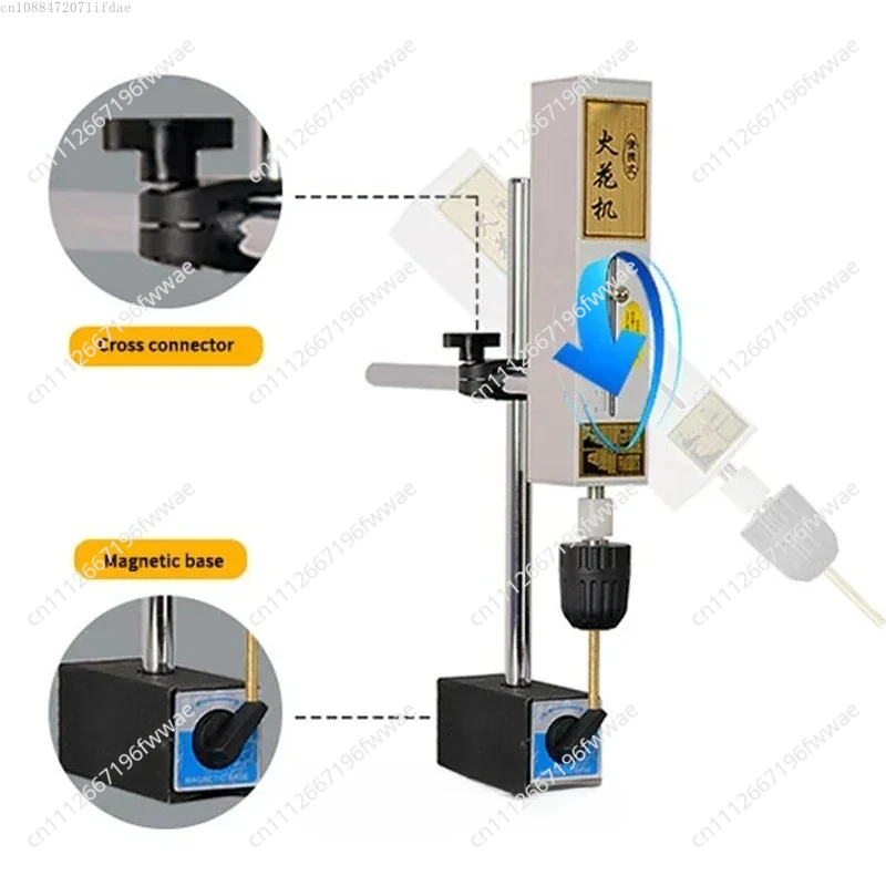 EDM-500C High requency EDM Machine Portable Breaking Tap Electrical Spark Machine Processing Bolts Screws Drill Bits Drill Holes