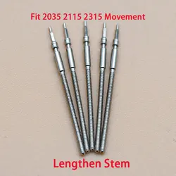 2/5Pcs Watch Steel Stem Crown Kit Japan 2115 2035 2315 Movement Watch Stem For Watch DIY Spare Parts