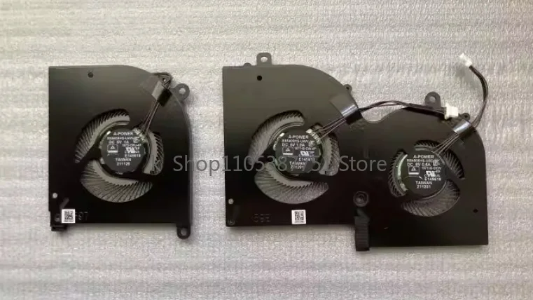 A+A-NEW CPU+GPU Cooling Fan for MSI MSI Creator Z16 A11UET MS-1571  Series BS5405HS-U4W BS4505HS-U5C 1571-G-CCW BS5405HS-U4W Fan