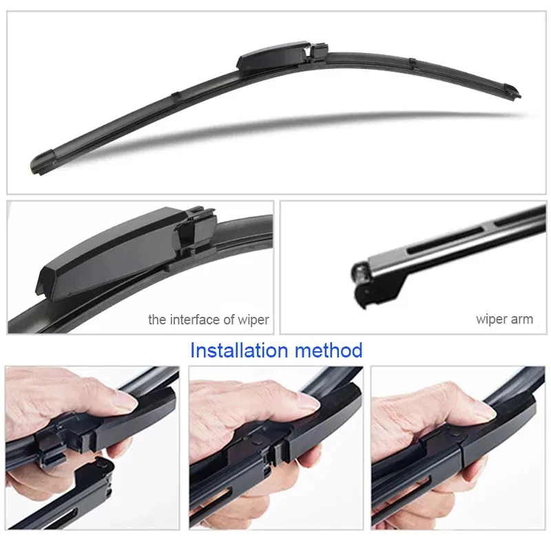 for Audi A4 B6 B7 8E 8H 2004 2005 2006 2007 2008 Facelift 2x Car Wiper Blades Front Windscreen Windshield Wipers Car Accessories