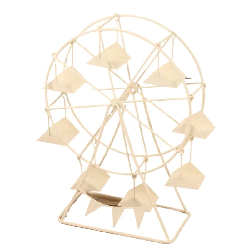 

Mini Garden, Ferris Wheel Mini, White, Height Approx. 14 cm (4463509