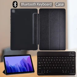 For Samsung Galaxy Tab A7 10.4 2020 SM-T500 SM-T505 Tablet Case, for Tab A 10.1 2019 T510 T515 Case Cover + Bluetooth Keyboard