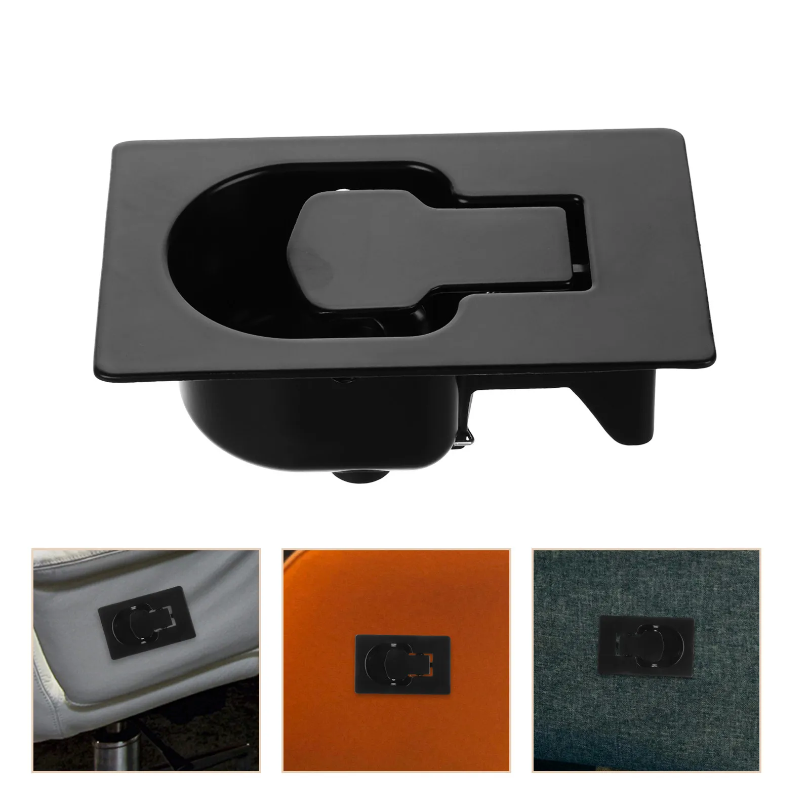 4Inch Zinc Alloy Recliner Pull Handle Black Electroplated Finish Sofa Chair Release Lever Extender for Office Home Furniture