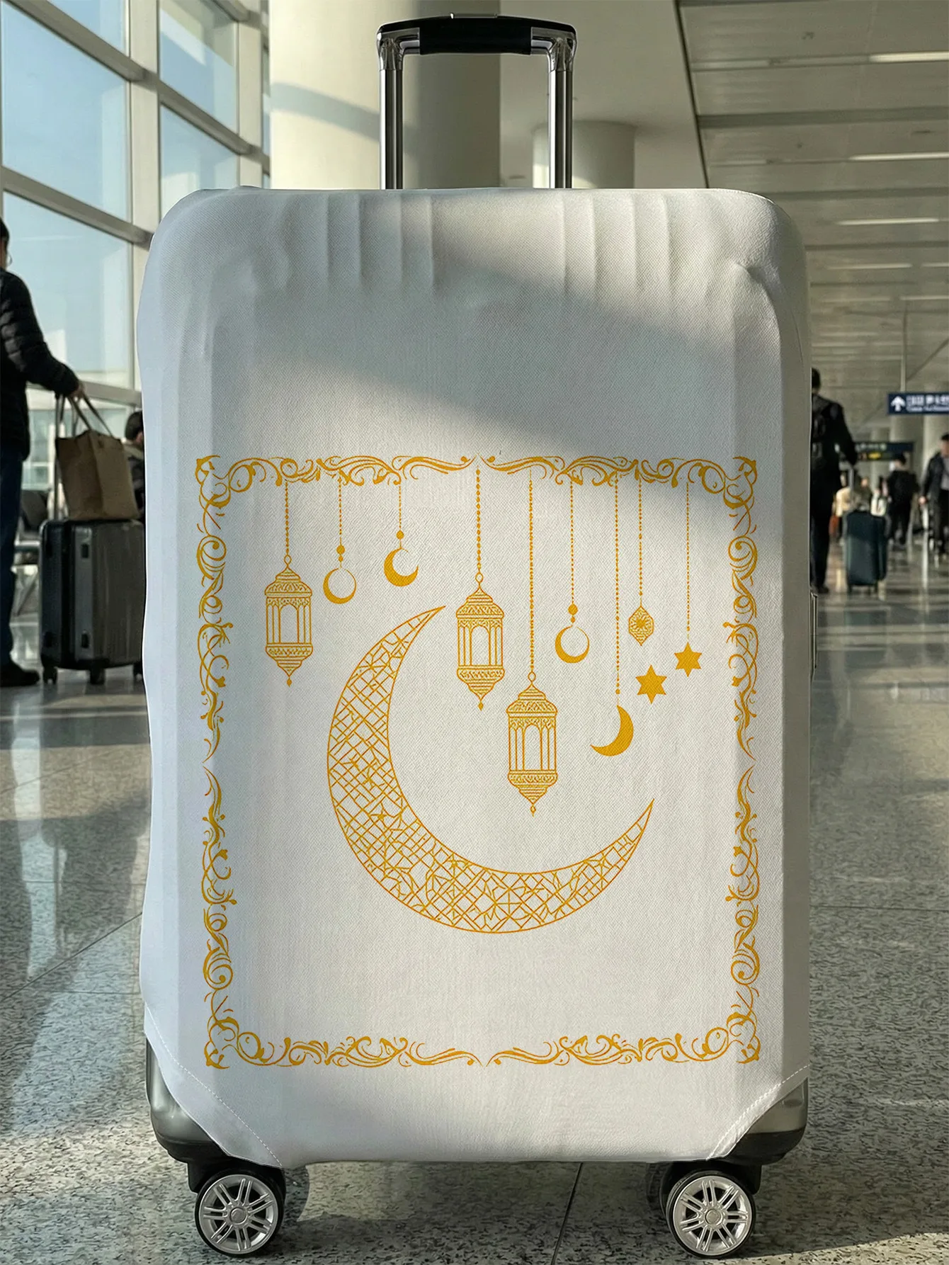 

Star and Moon Lantern Luggage Protective Cover, suitable for 18-32 inch luggage covers, luggage handle gloves, travel accessorie