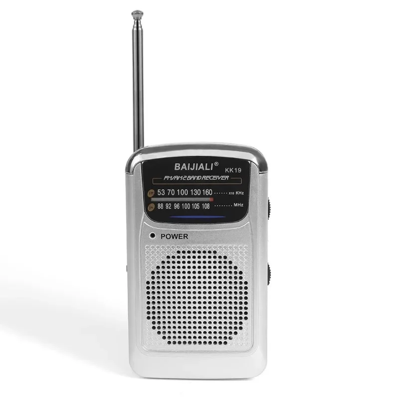 AM FM Portable Radio Battery Operated Dual Band Radio With Telescopic Antenna Music Player Retro Radio Built In Speaker