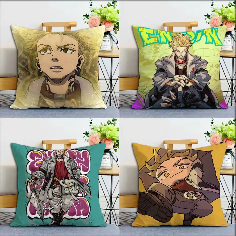 Enjin G-Gachiakuta World Various Sizes Square Pillow Case For Car Home Bedchamber Decor