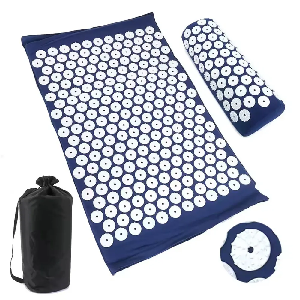 Acupressure Mat and Pillow Set for Back Pain Relief, Yoga Massage Cushion with Spikes for Stress Relaxation & Muscle Recovery - view 6