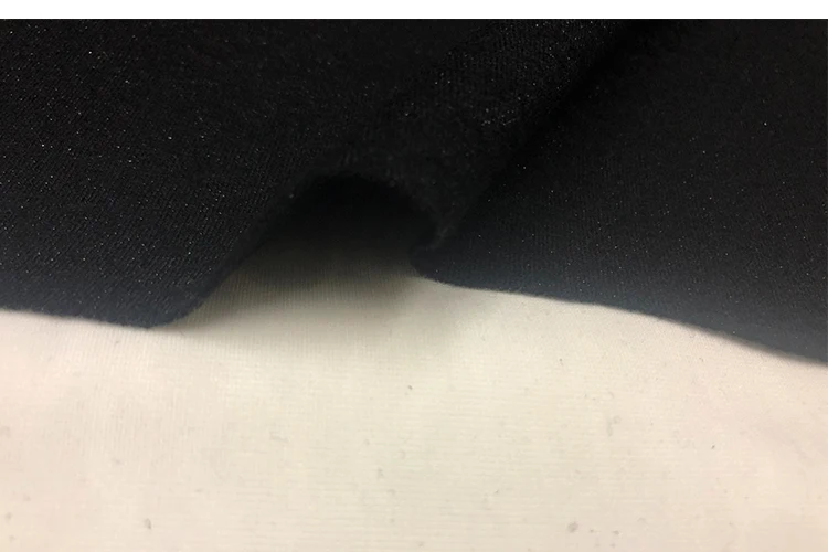 Tela elástica de punto de lana para vestido, tejido do, Material DIY para otoño e invierno, almohadilla de esponja para e...