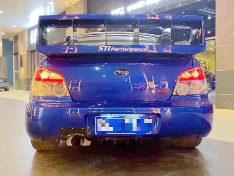 

Подходит для Subaru, углеродное волокно, Задний Выхлопной тепловой экран 2002-2007 Impreza WRX STi