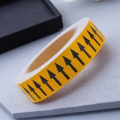 Industrial Pipeline Arrow Direction Stickers for Gas Power Fire Safety Sites Weather Resistant Fade Proof Easy Apply Flow