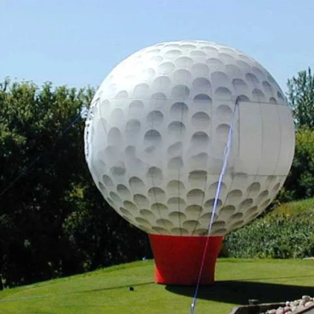Eyecatching Giant Inflatable Golf Balloon Digital Printed Ground Balloons With Free Blower For Outdoor Sports Events
