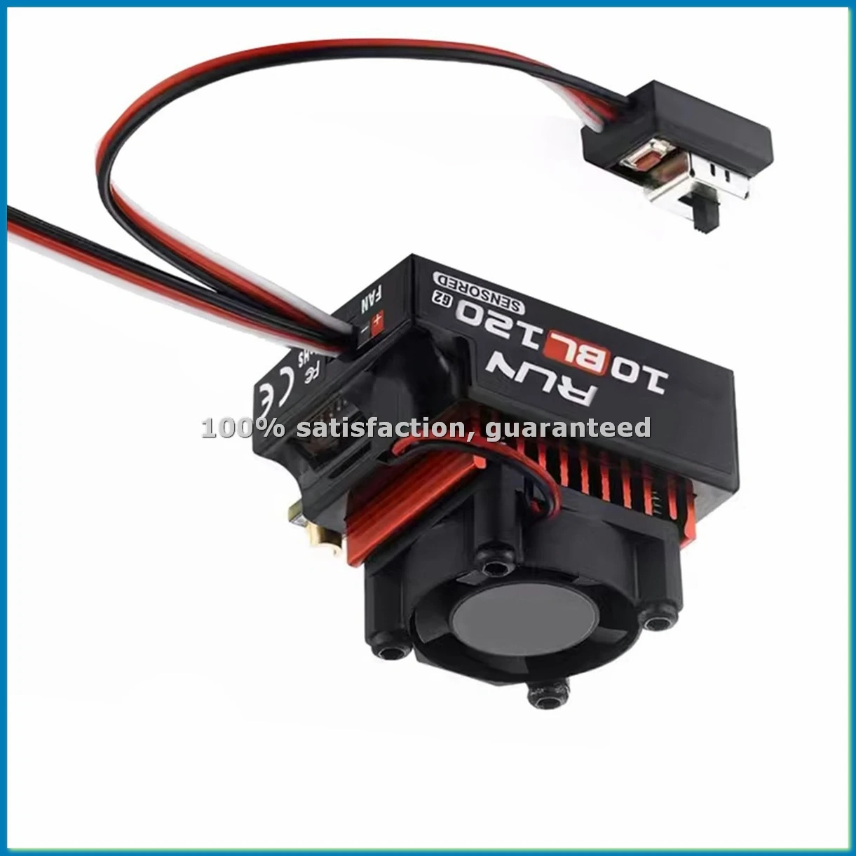 

Бесщеточный регулятор скорости (ESC) 120A 2-3S Lipo с датчиком для радиоуправляемых моделей 1/10, модель 10BL120 G2 -BCBW