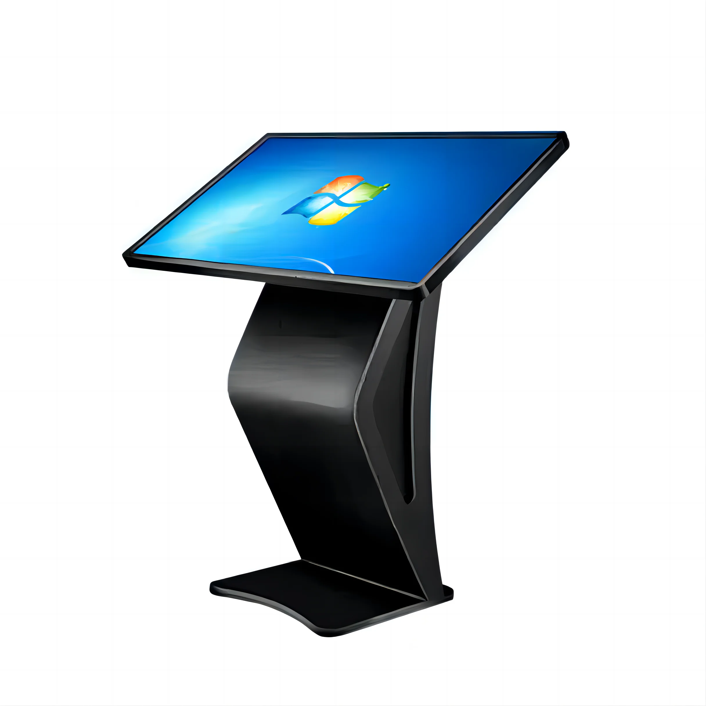 Stehender kommerzieller Werbebildschirm für den Innenbereich, interaktiver Multi-Touch-Wegfinding-Beschilderungs-Touristenkiosk