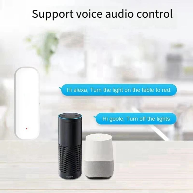 Capteur de porte et fenêtre Wifi, détecteur d'ouverture et de fermeture pour Alexa Yandex, facile à installer et à utiliser