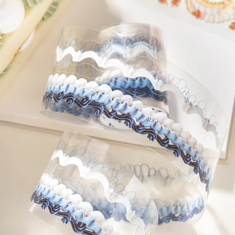 1roll/2roll Healing Lace Series Fresh Cream Lace Tape 6 Styles Journal DIY Decoration Supplies washi tapes view 4
