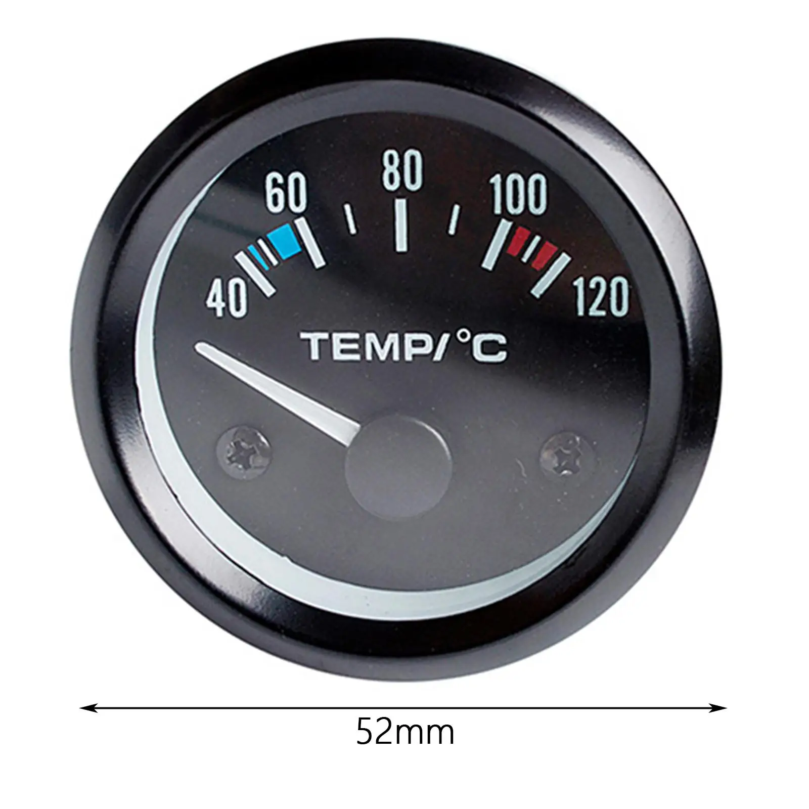 Universal 52mm Car Water Temperature Gauge Metal Tester Gauge High Performance Auto Meter for Vehicle Monitoring