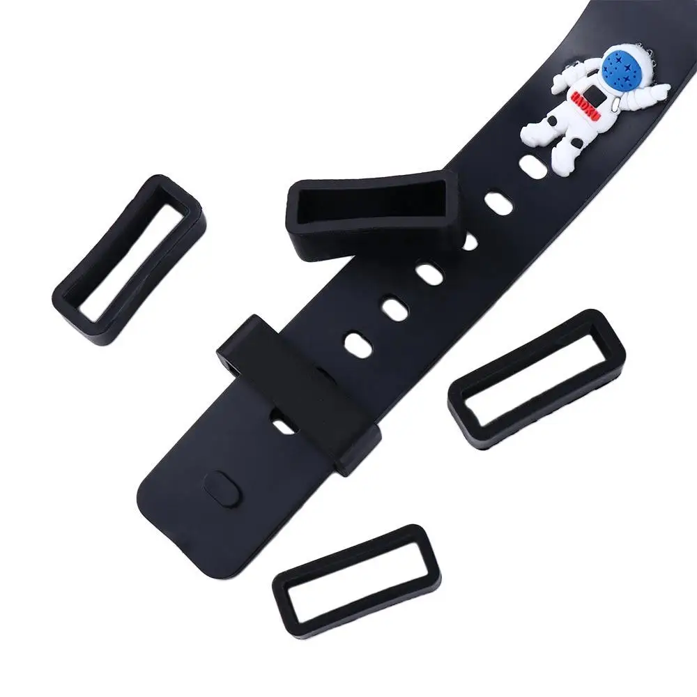 Holder Watch Band Watch Strap Watch Accessories Buckle Retainer Ring Silicone Watchband Loops Watch Strap Loops Watchband Ring