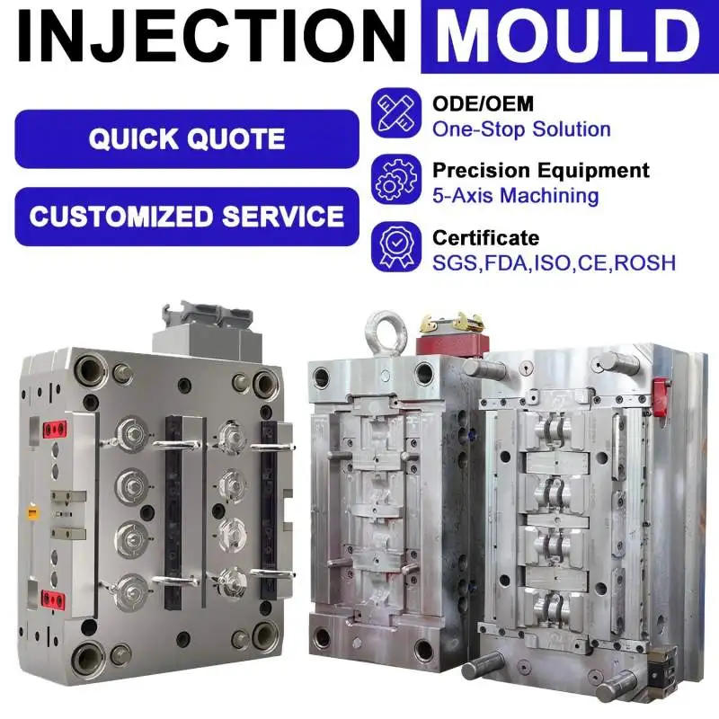 Customizable Injection Molds Suitable for Various Sizes of Industrial Plastic Molding
