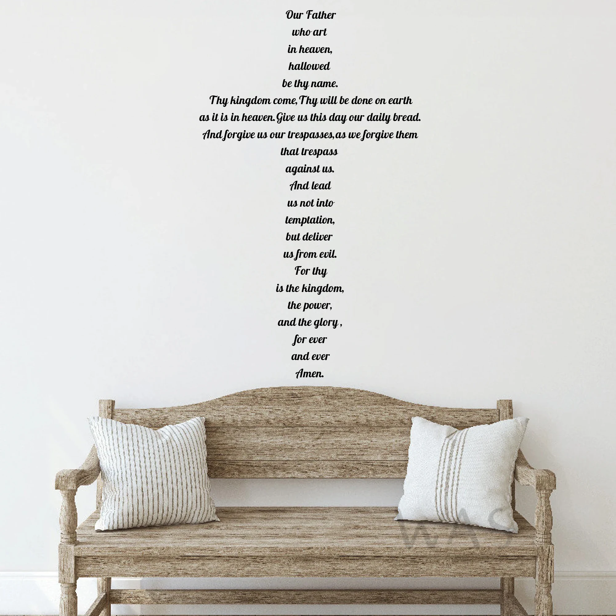 المسيحية صلاة الرب من التوبة الشكر نشر الإيمان المسيحي مناسبة لباب غرفة النوم وغرفة المعيشة