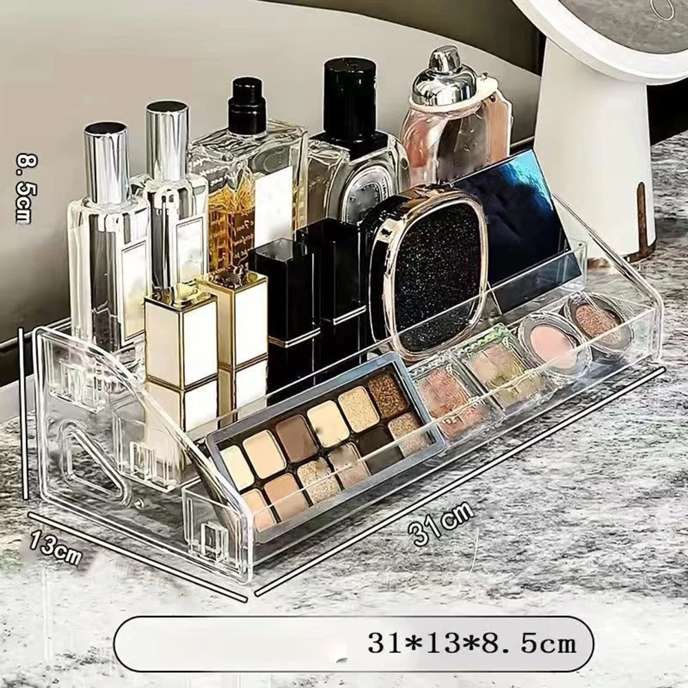 1PC 3/5/7 Layers Acrylic Nail Polish Display Organizer Shelf Clear Cosmetic Rack Frame Jewelry Stand Holder Organization Tools