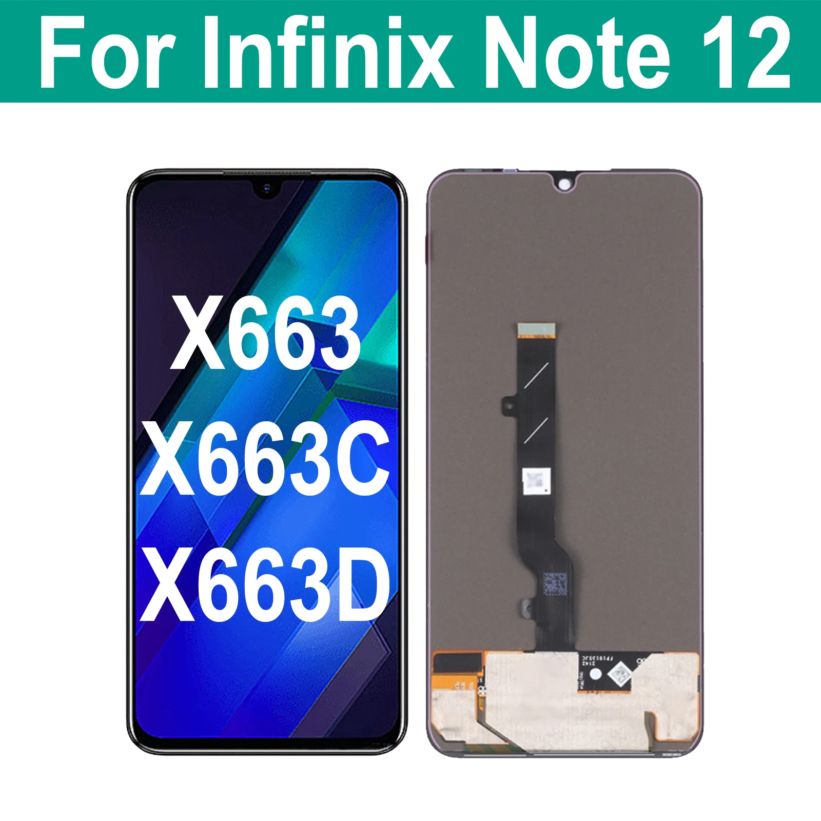 

AMOLED For Infinix Note 12 5G 2023 X676C X663 X671 LCD Note 12Pro 4G 5G X676B Display Touch Screen Digitizer Assembly