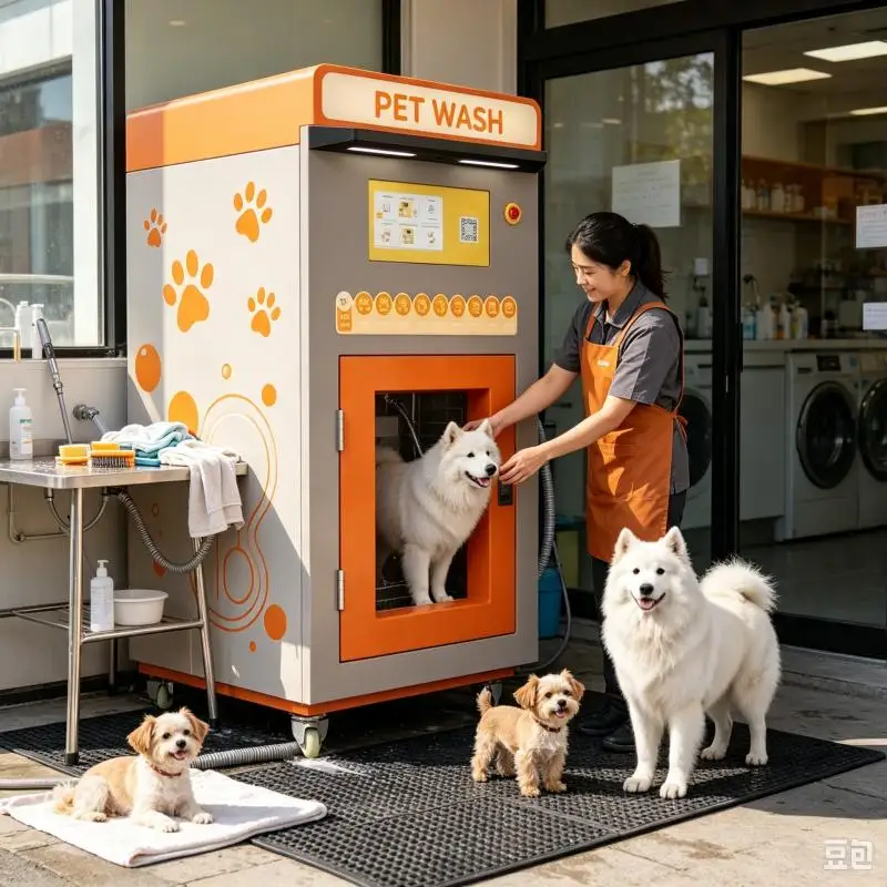 Automatic Dog Wash Vending Machine Pet Grooming Station Smart Cleaning Equipment Touch Screen Customized Solution