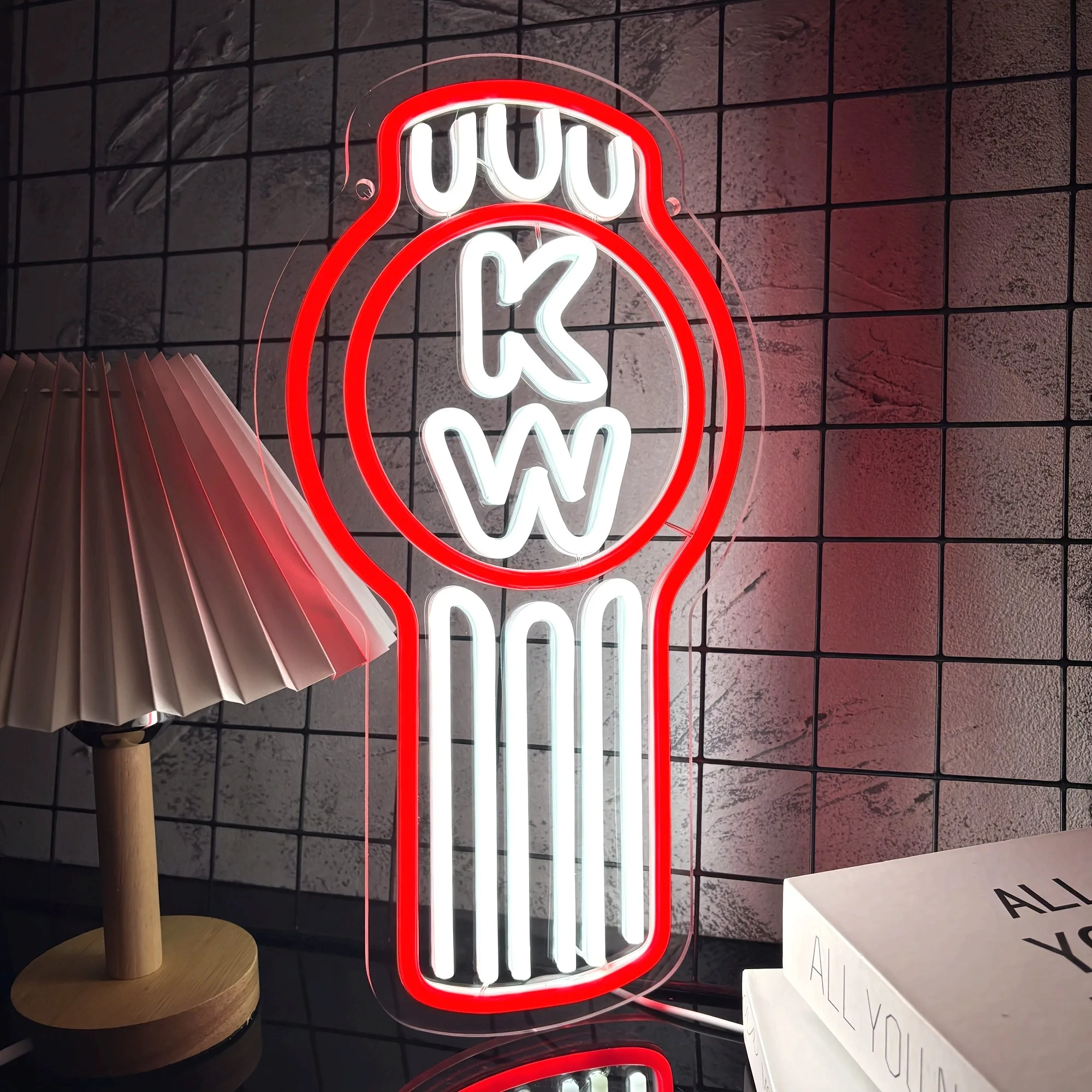 Kenworth Neon Sign LED Vibrant Wall Decorative Light USB Powered for Home Bar Cafe Garage Man Cave Wall Hanging Art Deco