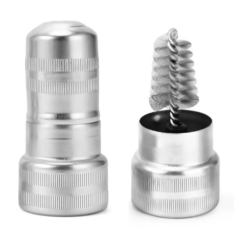 31BC Battery Terminal Cleaner Battery Post Wire Brush with Metal Case and Fiber Washers for Car Battery Maintenance