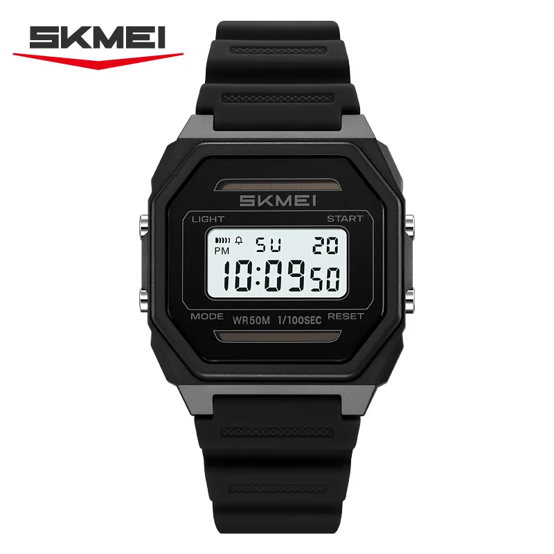 SKMEI 2640 Solarbetriebene Digitale Herren- und Damenuhren Sportliche Wasserdichte Elektronische Herrenarmbanduhren Militäruhr Jungen Reloj Hombre