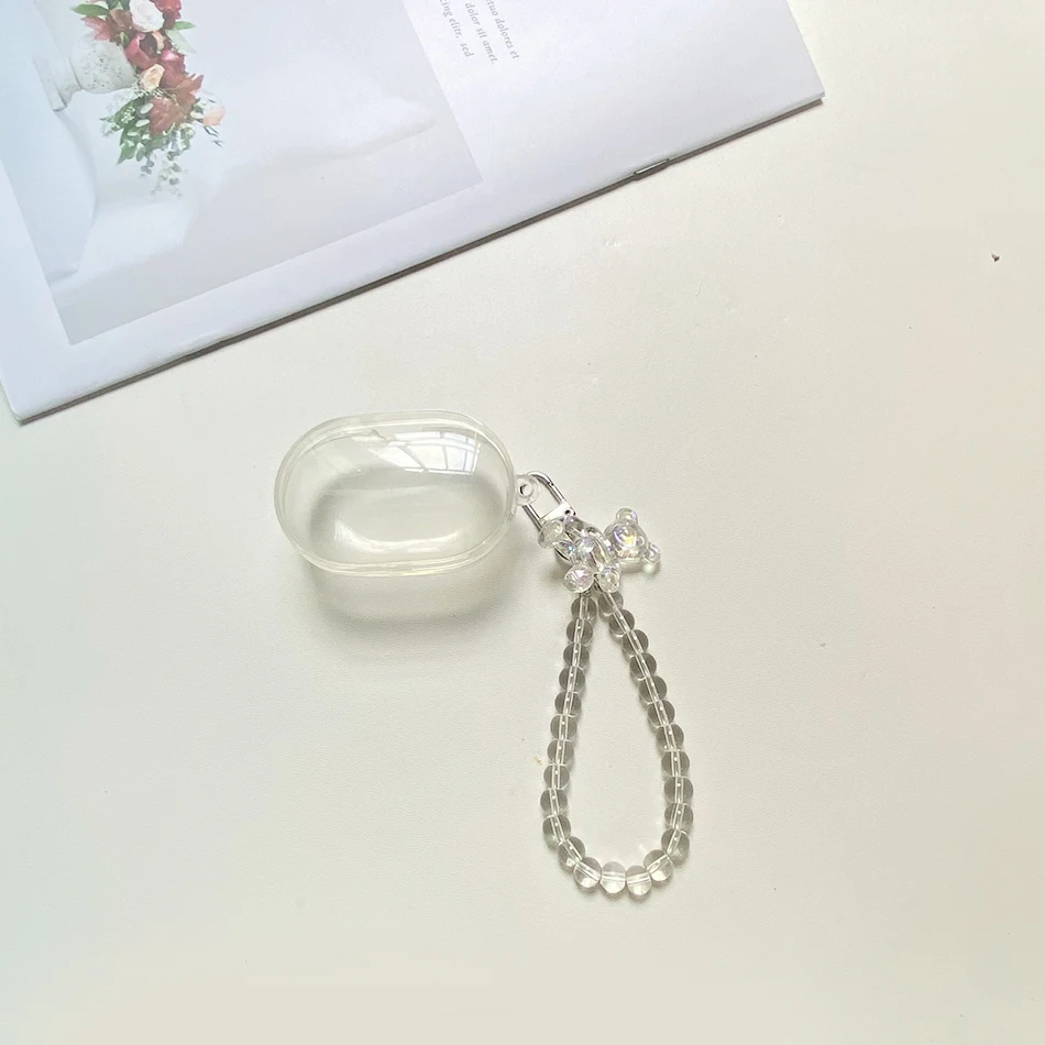 حالة شفافة ل OnePlus براعم برو/براعم Z Z2/براعم N حالة الأزياء زهرة معصمه غطاء سيليكون TPU حقيبة سماعة الاذن