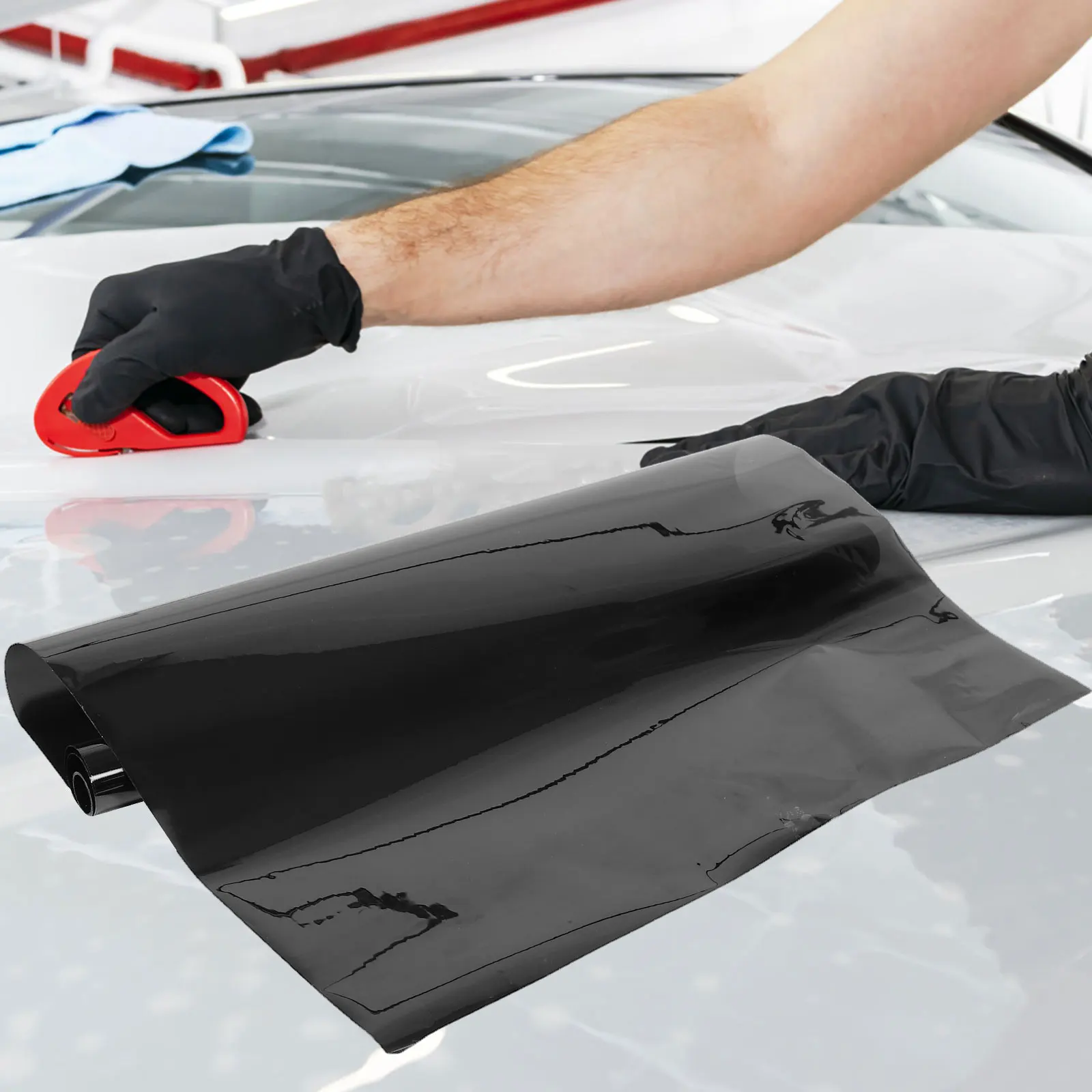 

Heat Insulating Auto Removable Commercial External Black Tinting Office Cling Shade Car Window Film Windows Tint Film For Cars