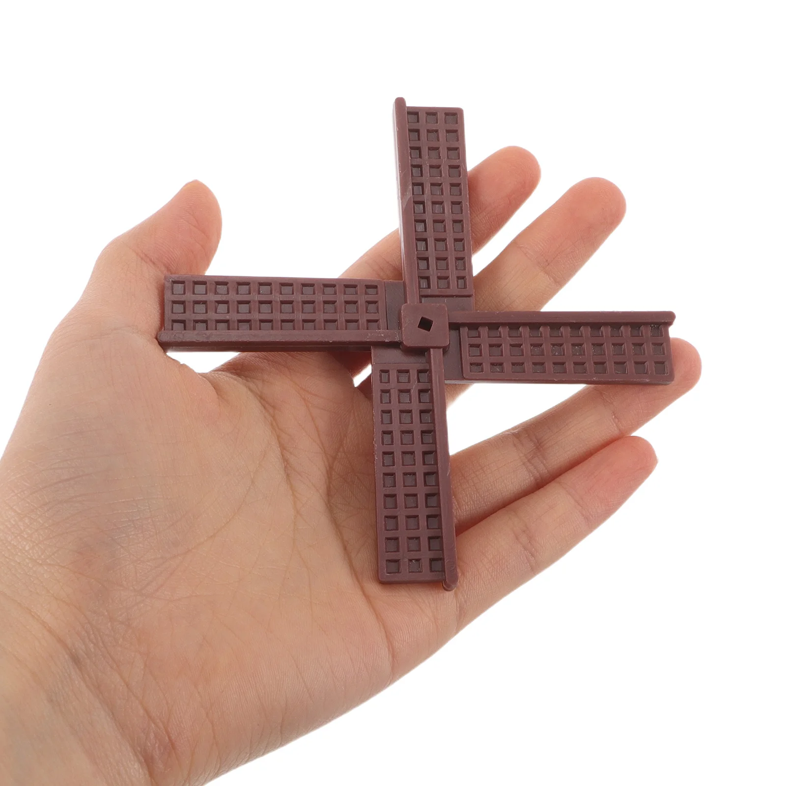 

10Pcs Plastic Windmill Blades Miniature Decorative Replacement Parts for Garden Yard Outdoor Use Fan Blades Windmill Part