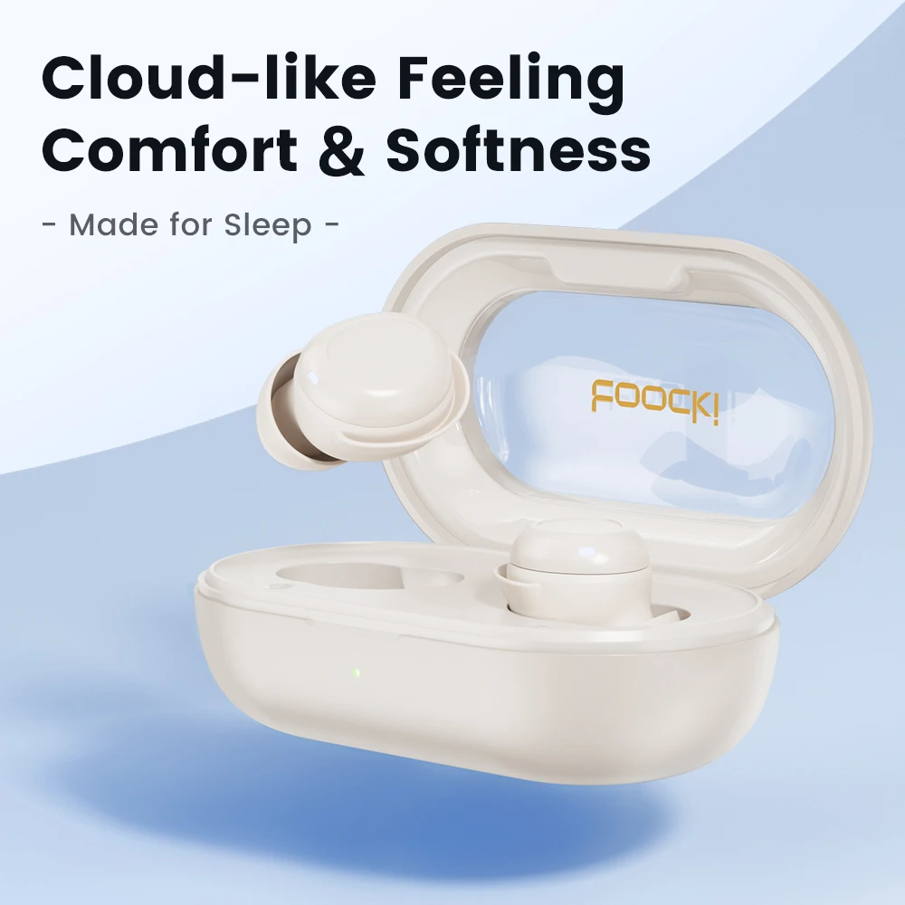 Toocki EJ12 ENC Wireless Earphones Bluetooth 5.3 in-Ear Touch Control IPX4 Waterproof Mini Earbuds For Sleep Comfort Headset