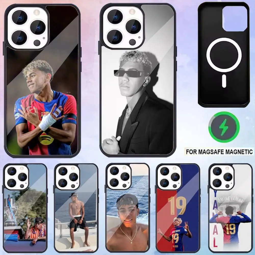 

L-Lamine Sport-19 Y-Yamals Phone Case For iPhone17,16,15,14,13,12,11 Plus,Pro Max Magnetic Magsafe Wireless Charging