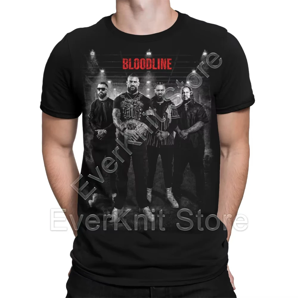 Herren Schwarzes The Bloodline Authentic Photo T-Shirt 3D-Druck Sport Schnelltrocknend Kurzarm T-Shirt Alltag Casual Übergröße T-Shirt 2026 – Detail 6