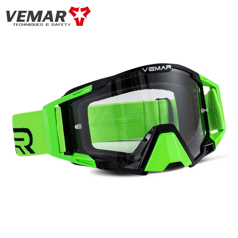 VEMAR Professional Off-Road Motorcycle Goggles Sunglasses for Full Face Helmet, Motocross Skiing, Windproof Dustproof Goggles