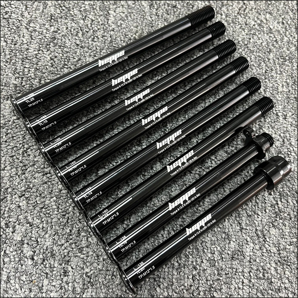 HEPPE MTB Rennrad Steckachse Vorderradgabel Welle Spieße Hinterradnabe Steckachse 12x142/148 12x100/110 Fahrrad Barrel Achse M12xP1,0/1,5 – Detail 26