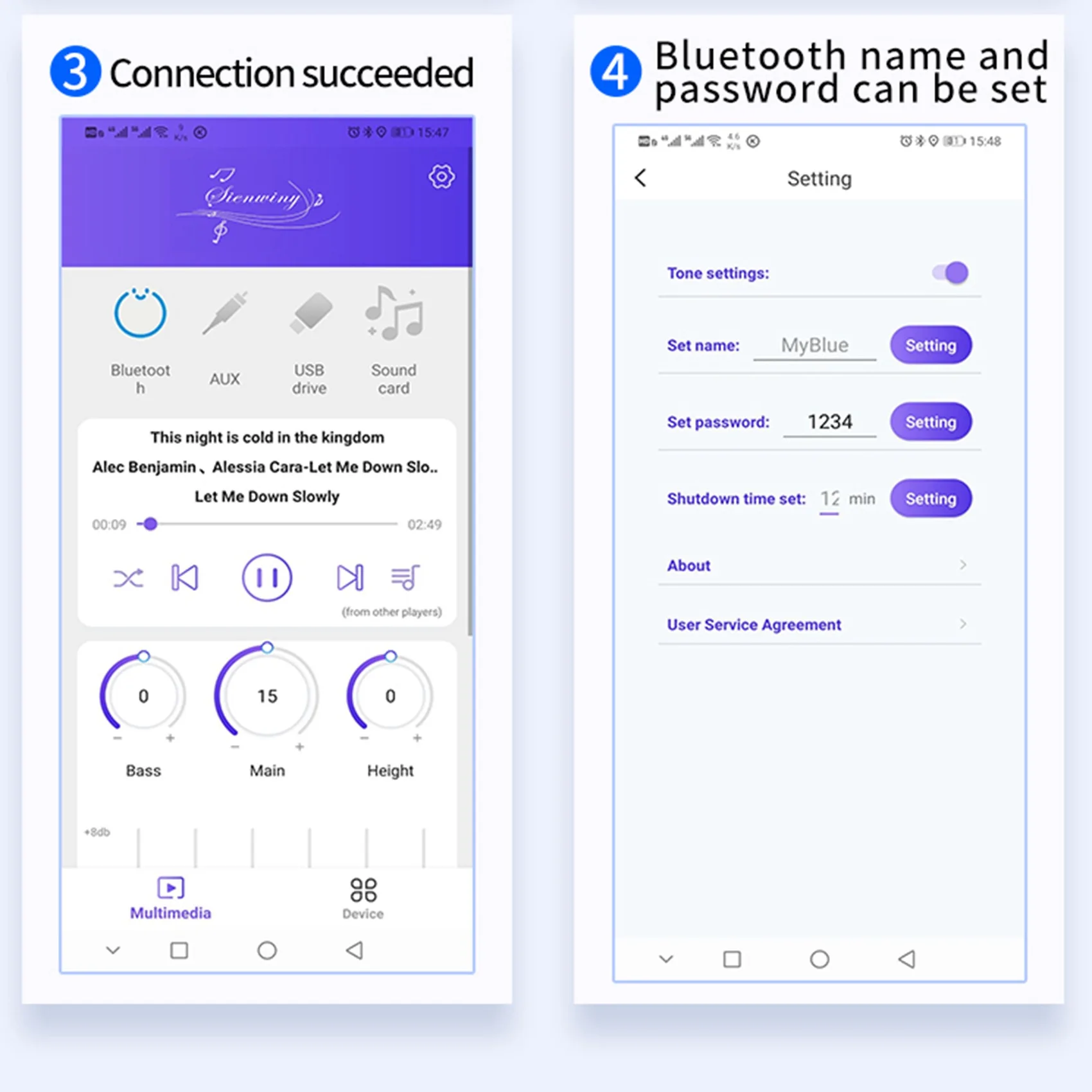 YS-AP50L Digitale Bluetooth Versterker Board Mini Versie 50W + 50W HIFI High-Power BT5.1 tweekanaals Stereo Luidspreker Module
