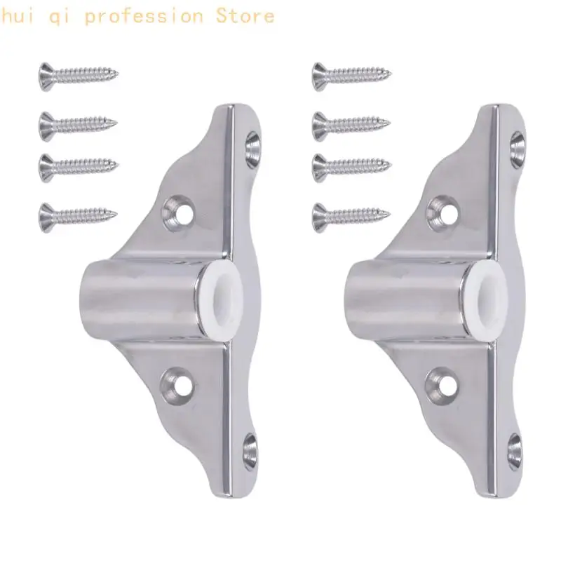 Fishing Boat Oarlock Sockets, 2 Piece Bases for Oar Hardware Replacement H8WE