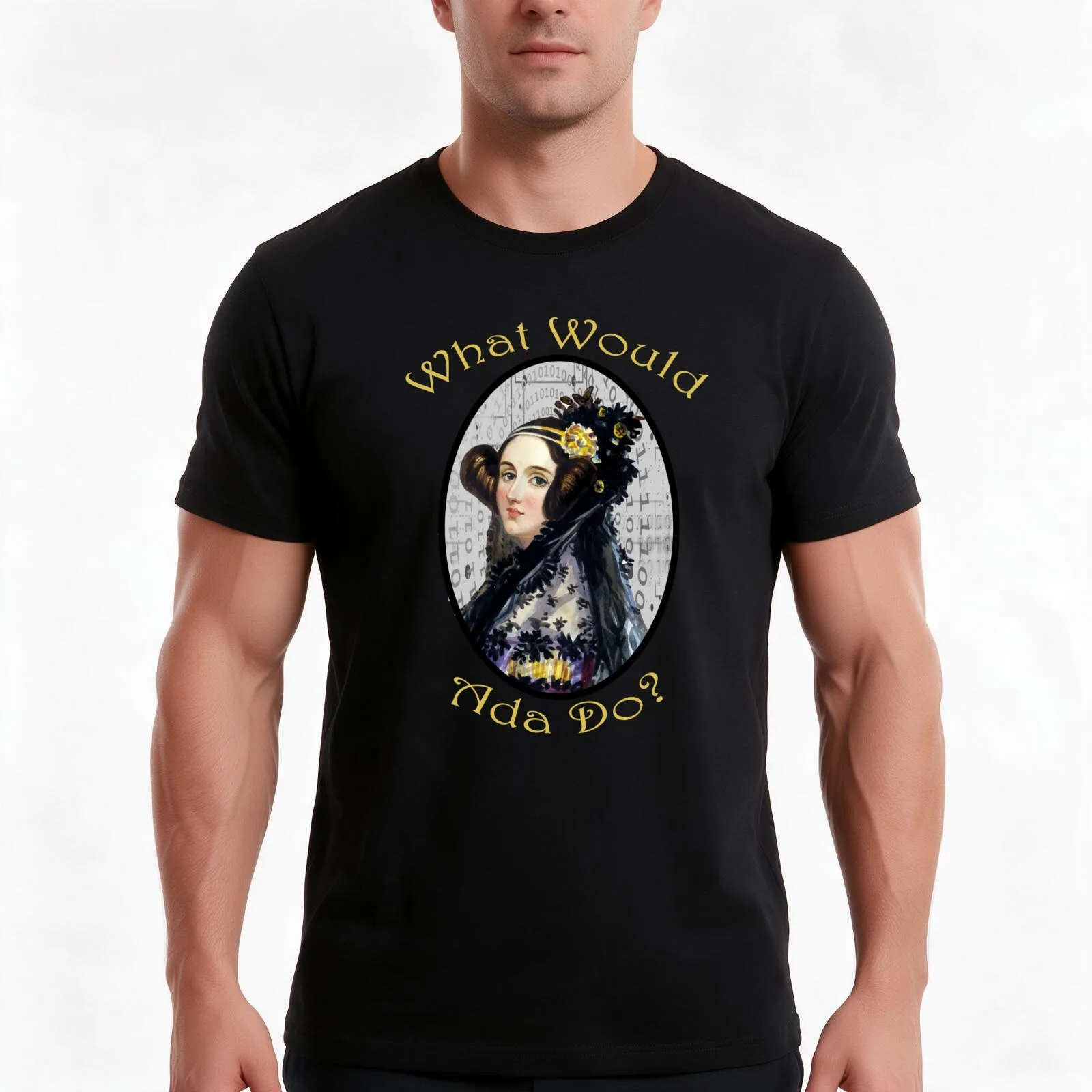 What Would Ada Do? Funny Ada Lovelace Computer Programmer T-Shirt, Summer Casual Cotton Tee, Oversized Streetwear Tops