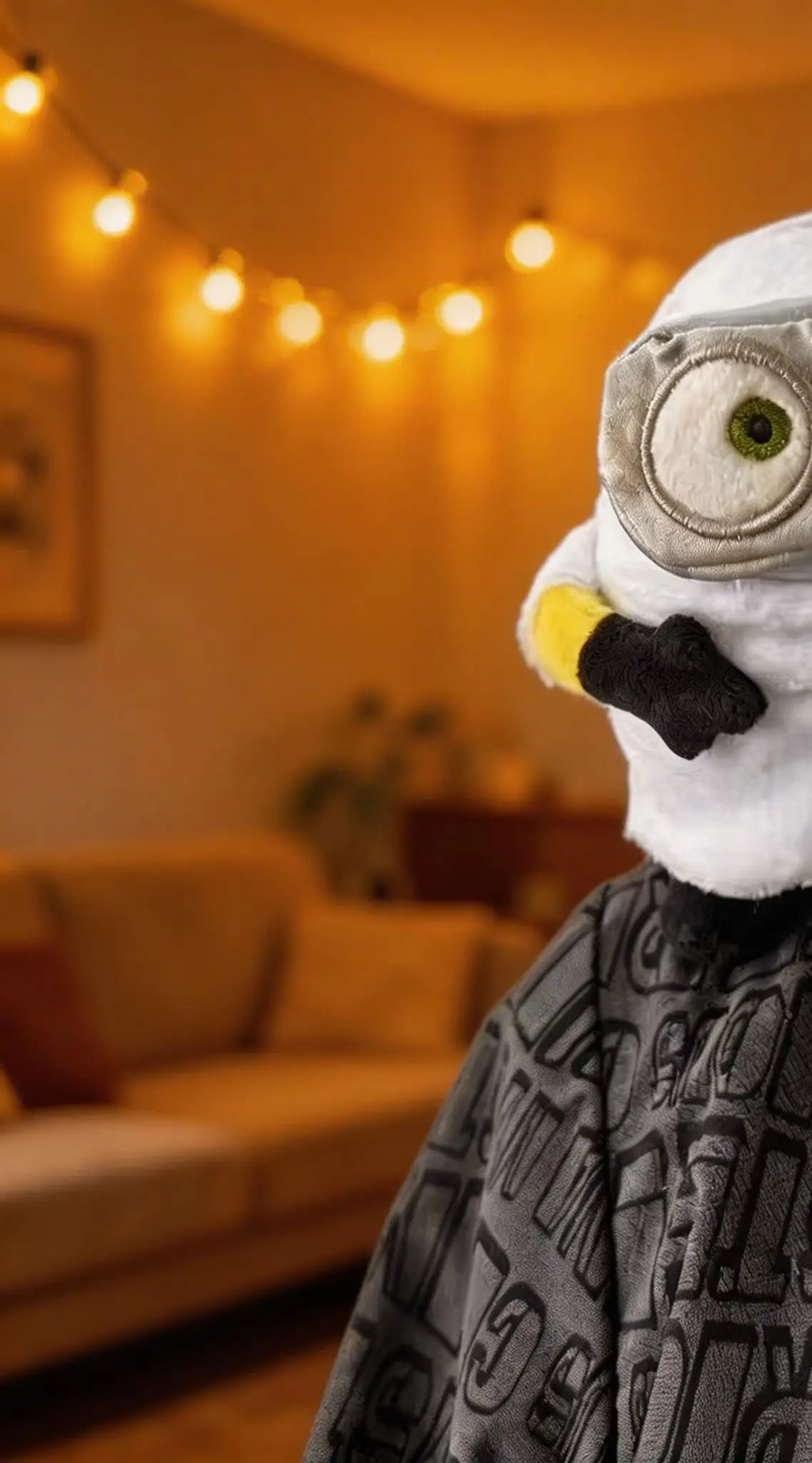 

Minions New Arrival Luminous Magnetic Design Can Stand on Shoulder Big Eyes Cute Plush Toy Cartoon Anime Character Stuffed Gift