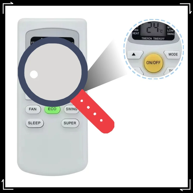 Universal Infrared AC Remote Controller for KEG NASCO CRAFFT KEG3 Air Cooler, Durable Replacement Remote for Household Air