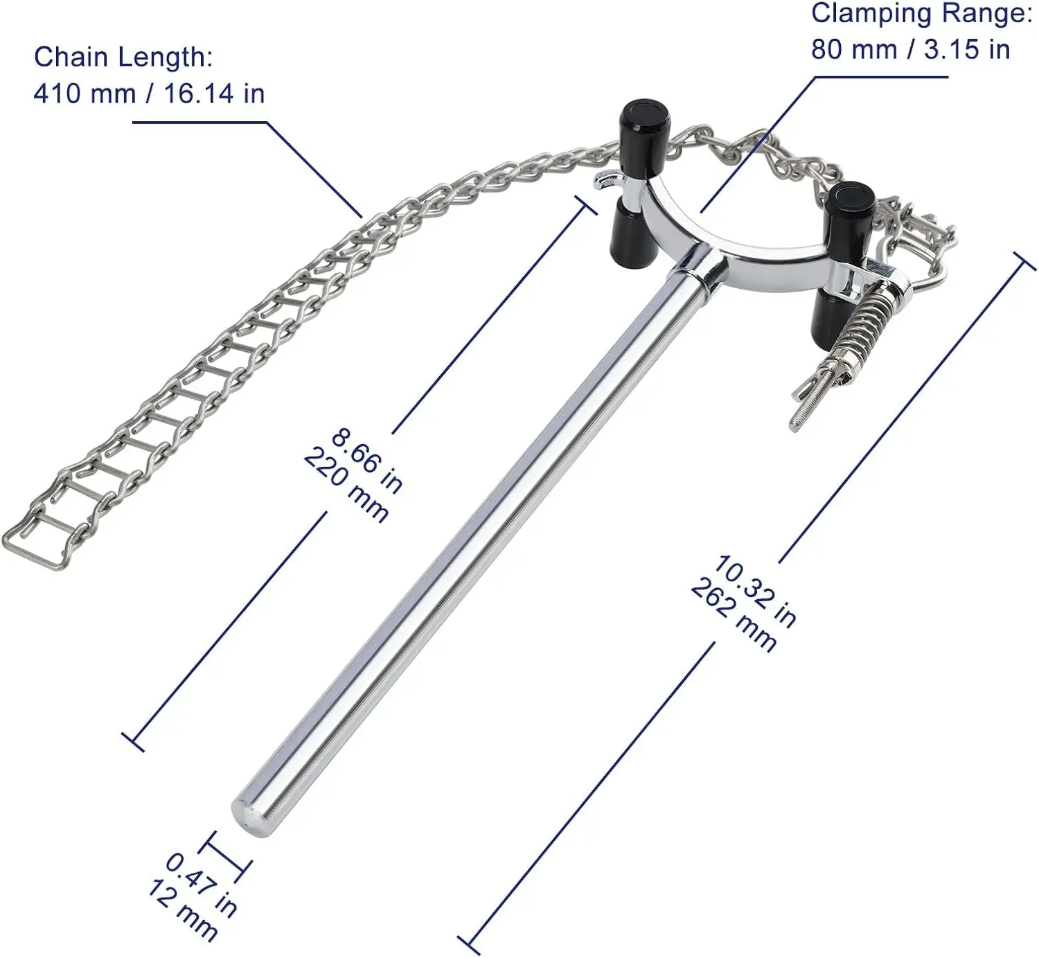 Adjustable Lab Chain Clamp，Lab Beaker Chain Clamp Clip,Beaker Chain Clamp,Adjustable Beaker Chain Clip Laboratory Fixture,1Piece