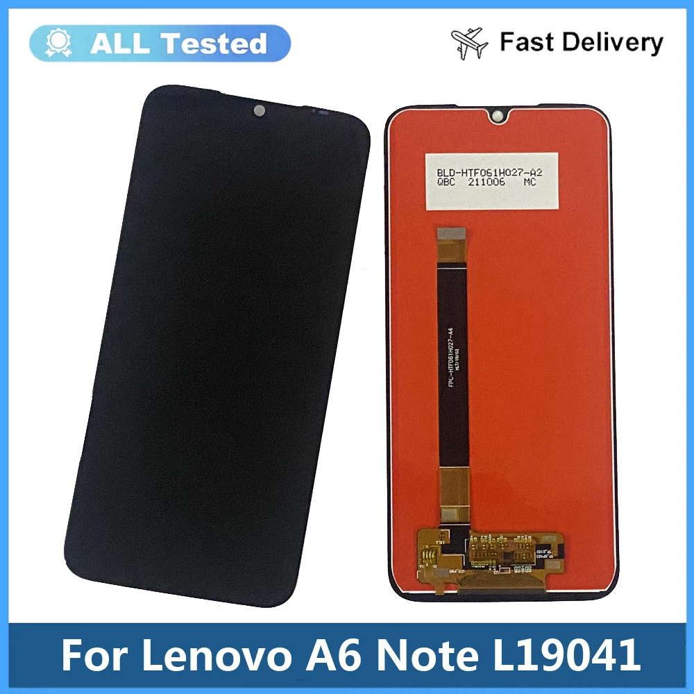 

100% Tested For Lenovo A6 Note L19041 LCD Display Touch Screen Digitizer Assembly For Lenovo A6Note PAGK0027IN L19041 lcd