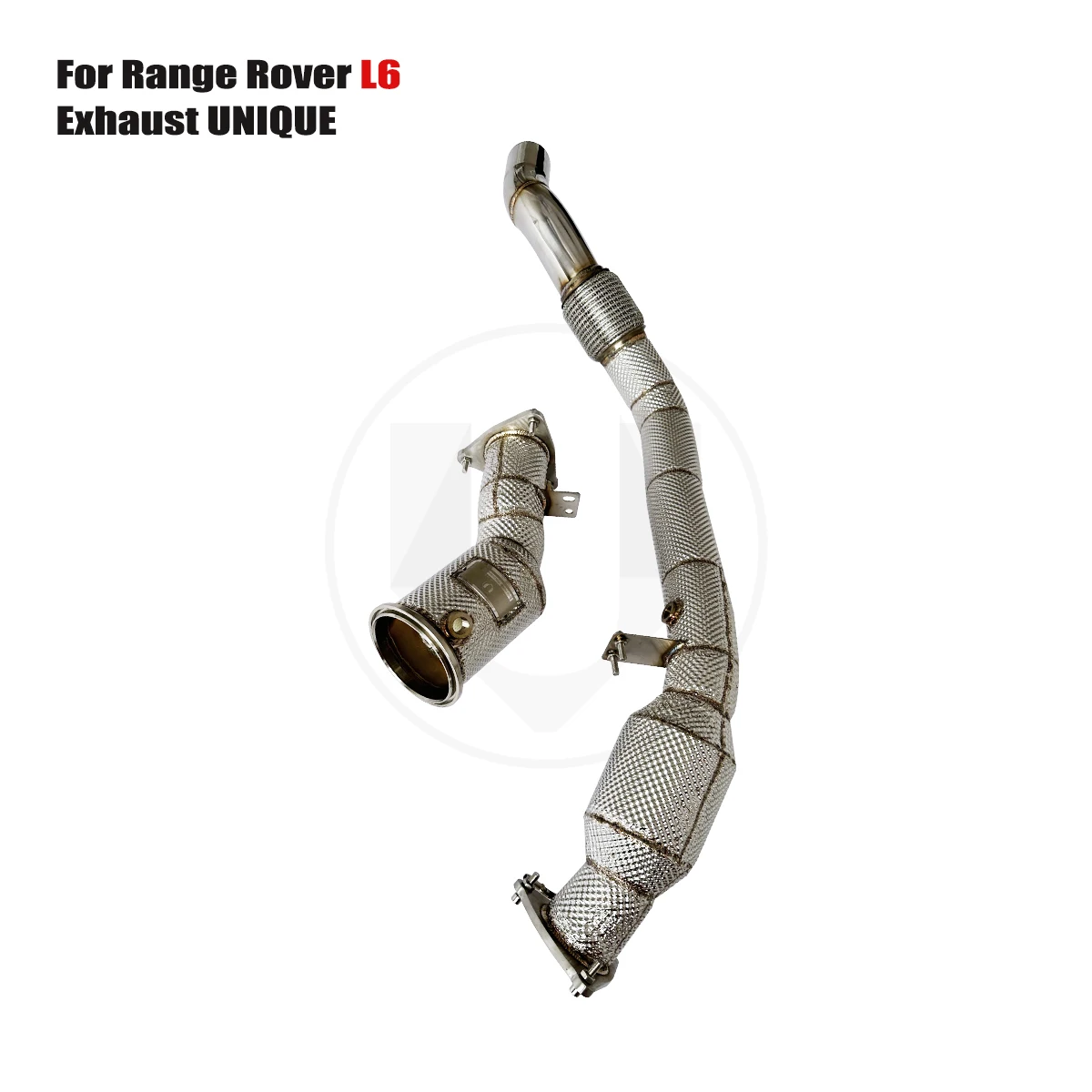 UNIQUE For Land Rover Range Rover L6 No light on 2013-2023 With insulator downpipe With cat/without cat exhaust pipe