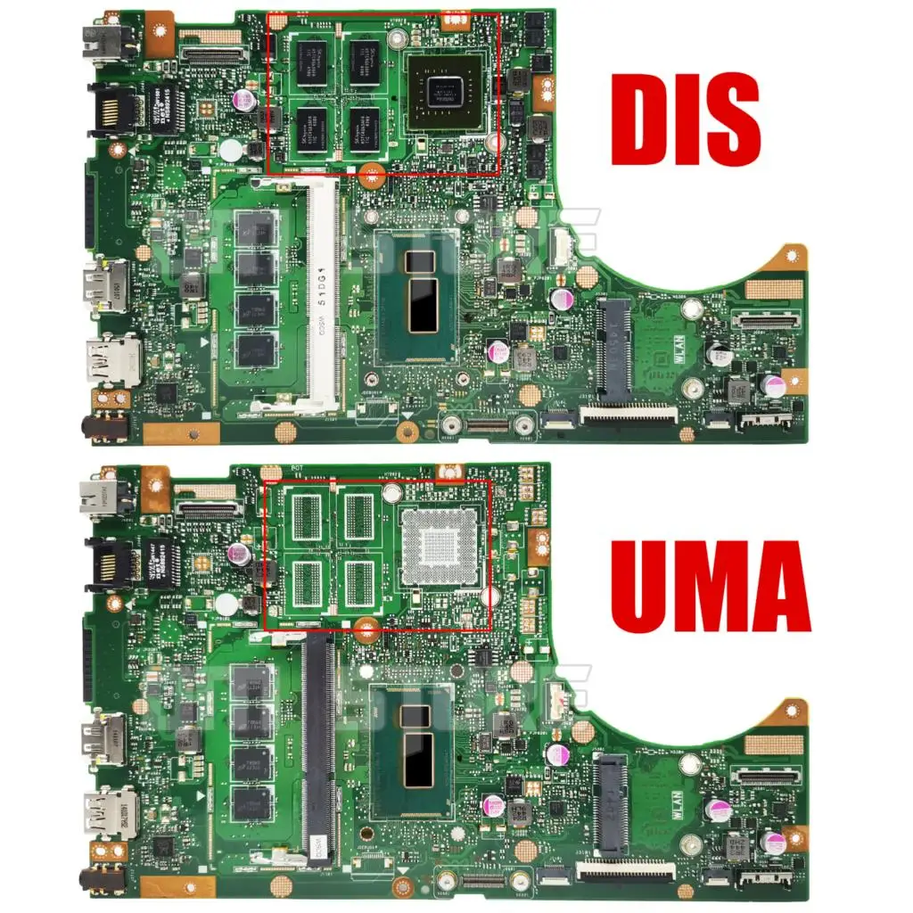 Notebook Mainboard For ASUS TP500LD TP500L TP500LN J500LA TP500LB TP500LA Laptop Motherboard I3 I5 I7 4GB-RAM GT840M/UMA Work