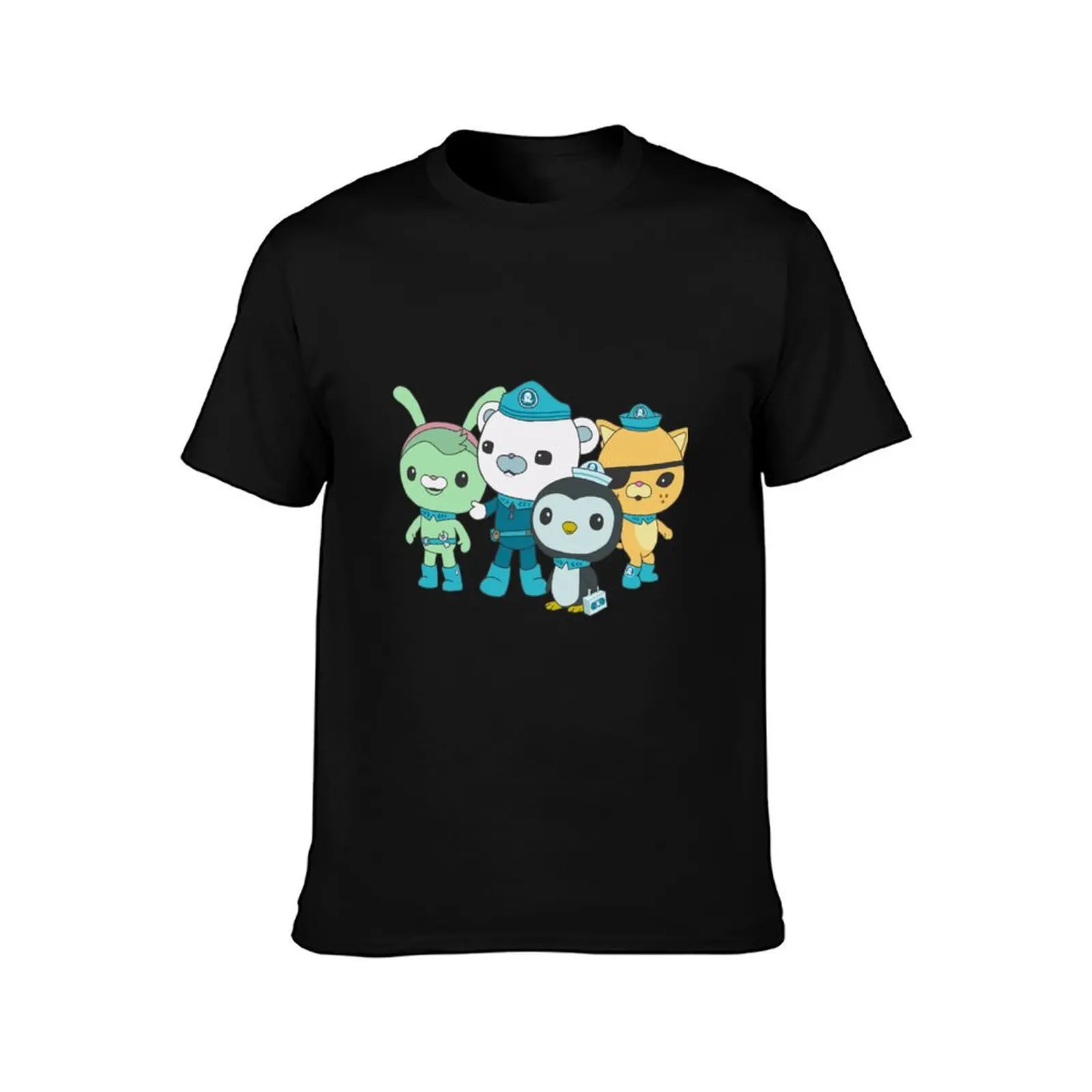 The Octonauts Captain Barnacles Kwazii Peso Tweak T-Shirt cute tops vintage clothes Men's t shirts