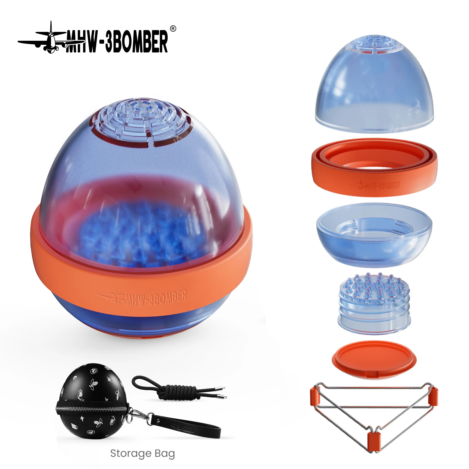 

MHW-3BOMBER Pour Over Coffee Dripper with Water Flow Control Portable Eggshaped Coffee Filter For Travel Camping Coffee Tools