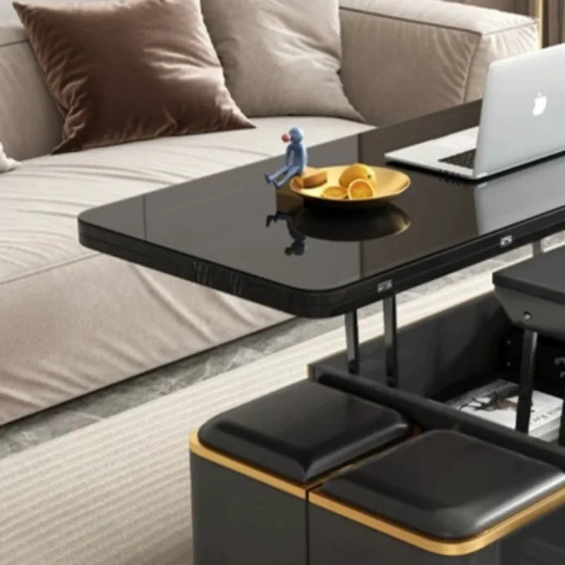 Multifunction Aesthetic Coffee Table Drawer Organizer Living Room Coffee Table Space Saving Unique Stoliki Kawowe Home Furniture