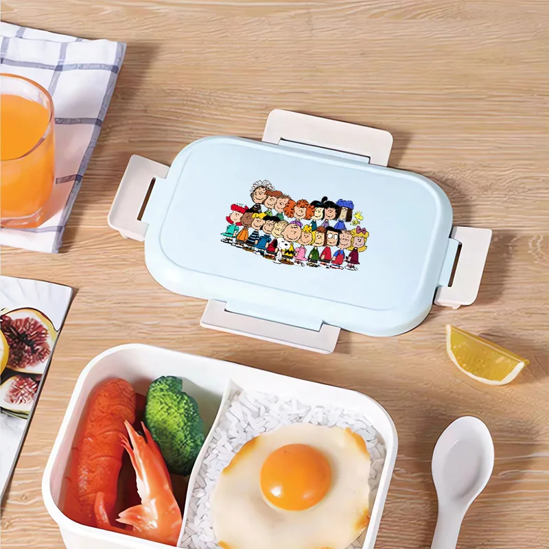 

Snoopy Lunch Box Leak Proof Sturdy Durable Insulation Box Large Capacity Cartoon Anime Pattern Bento Box Children Birthday Gift